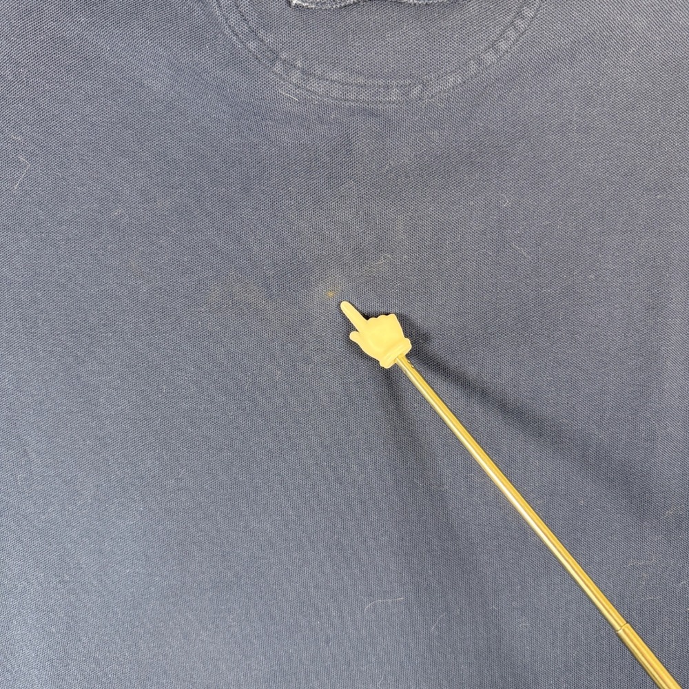 Duluth Trading Co Polo Shirt Mens XL Tall Navy Blue Relaxed Fit Short Sleeve - Picture 12 of 13